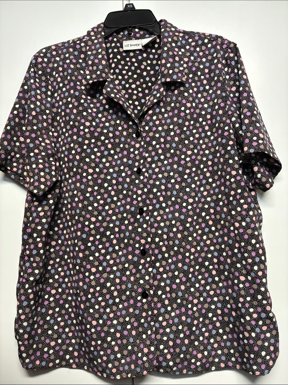 Liz Baker Polka Dot Blouse Size 14